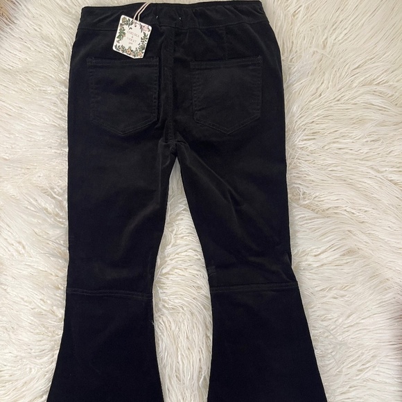 Chelsea and Violet girls "Flare Big Bell pants in velvet black corduroy" NWT - Picture 4 of 4